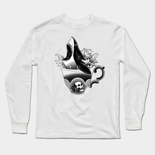 Cup Shark Long Sleeve T-Shirt